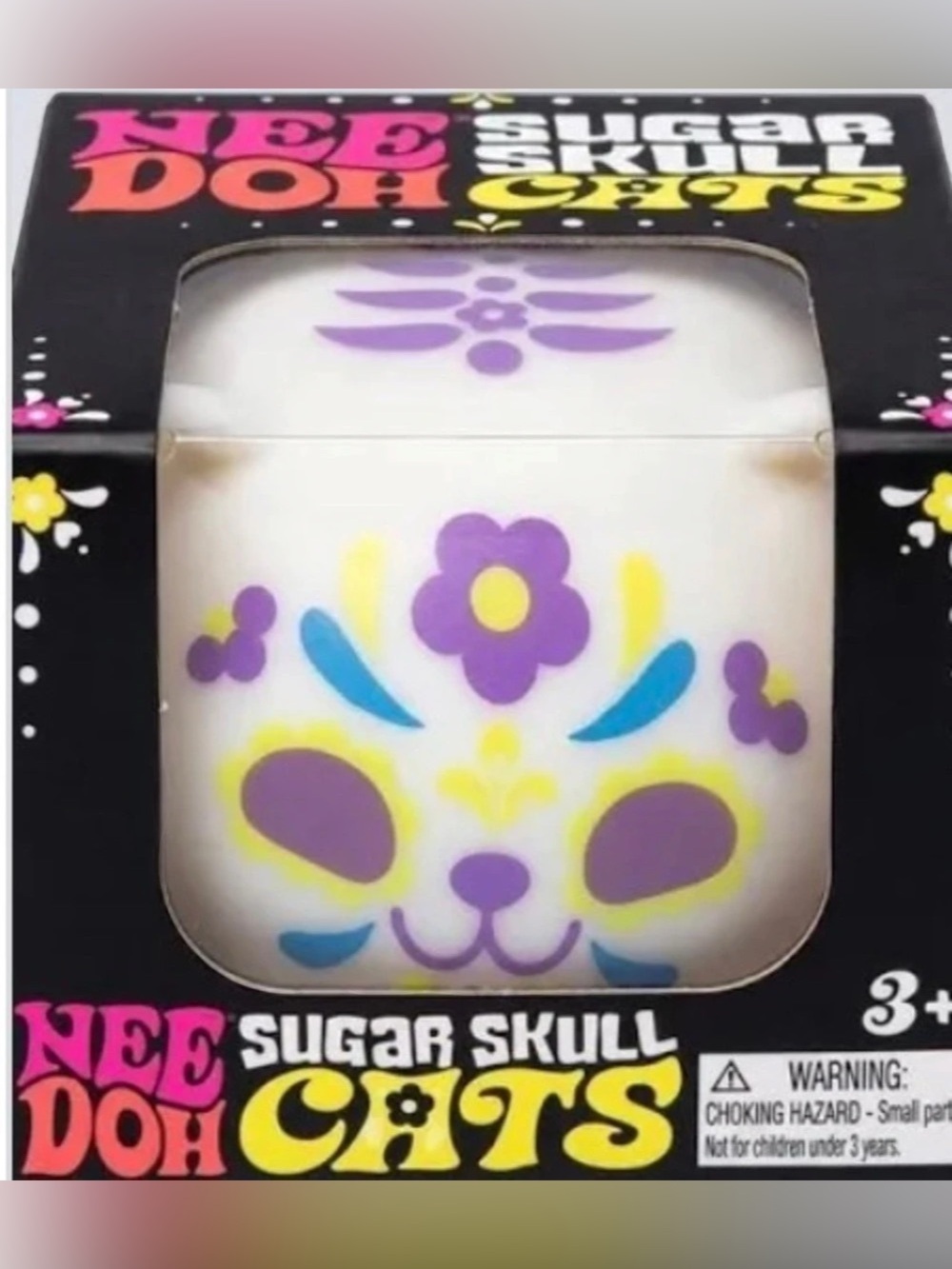 Schylling NeeDoh Sugar Skull Cats Toy New